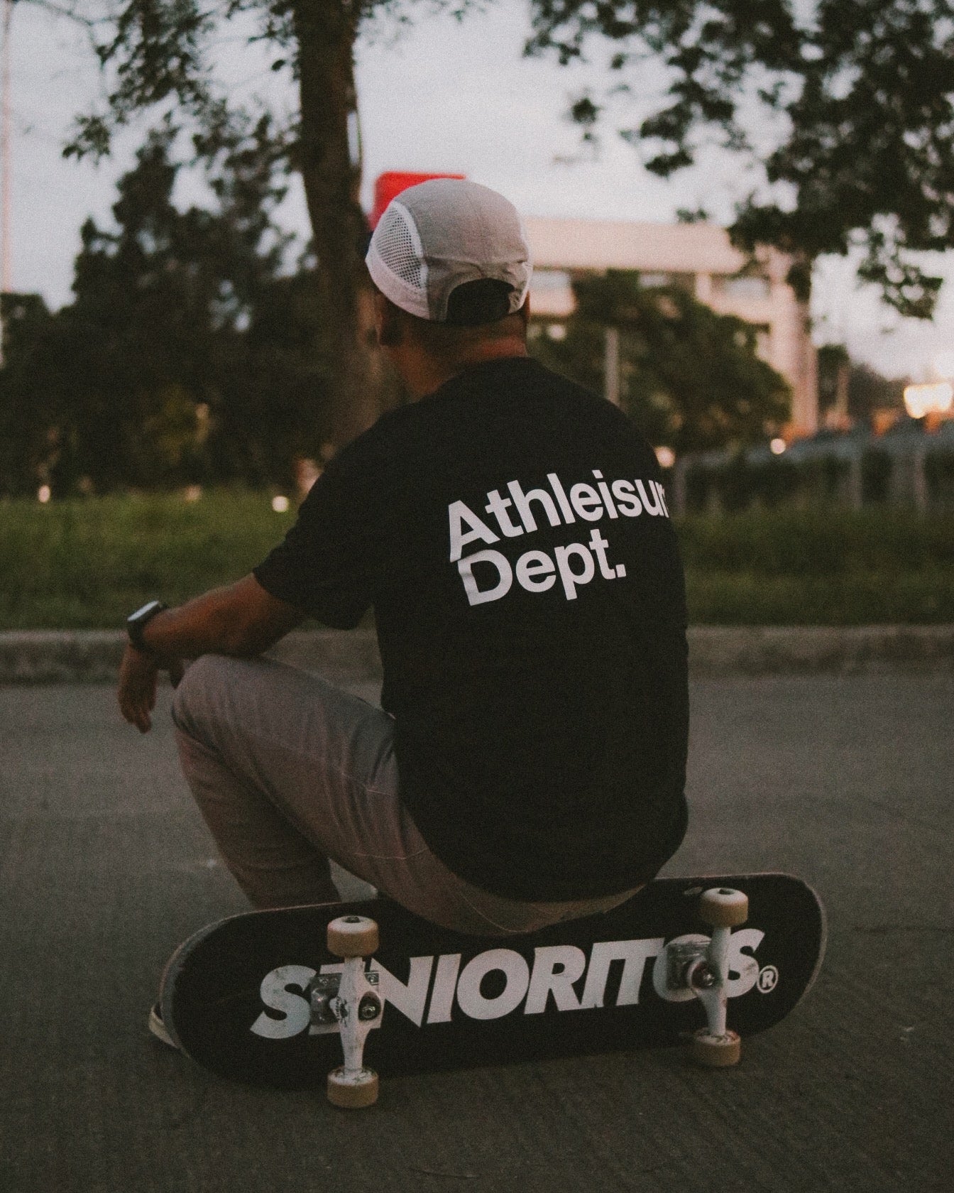 ATHLEISURE DEPT TEE | BLACK