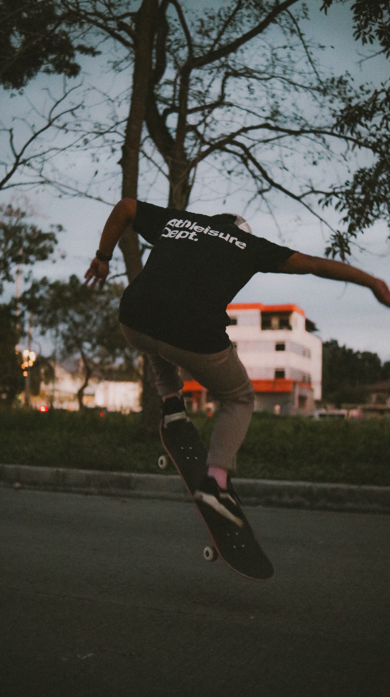 ATHLEISURE DEPT TEE | BLACK