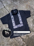 CALLIGRAFFITI MATTE BLACK + LONEWOLF ENAMEL PIN