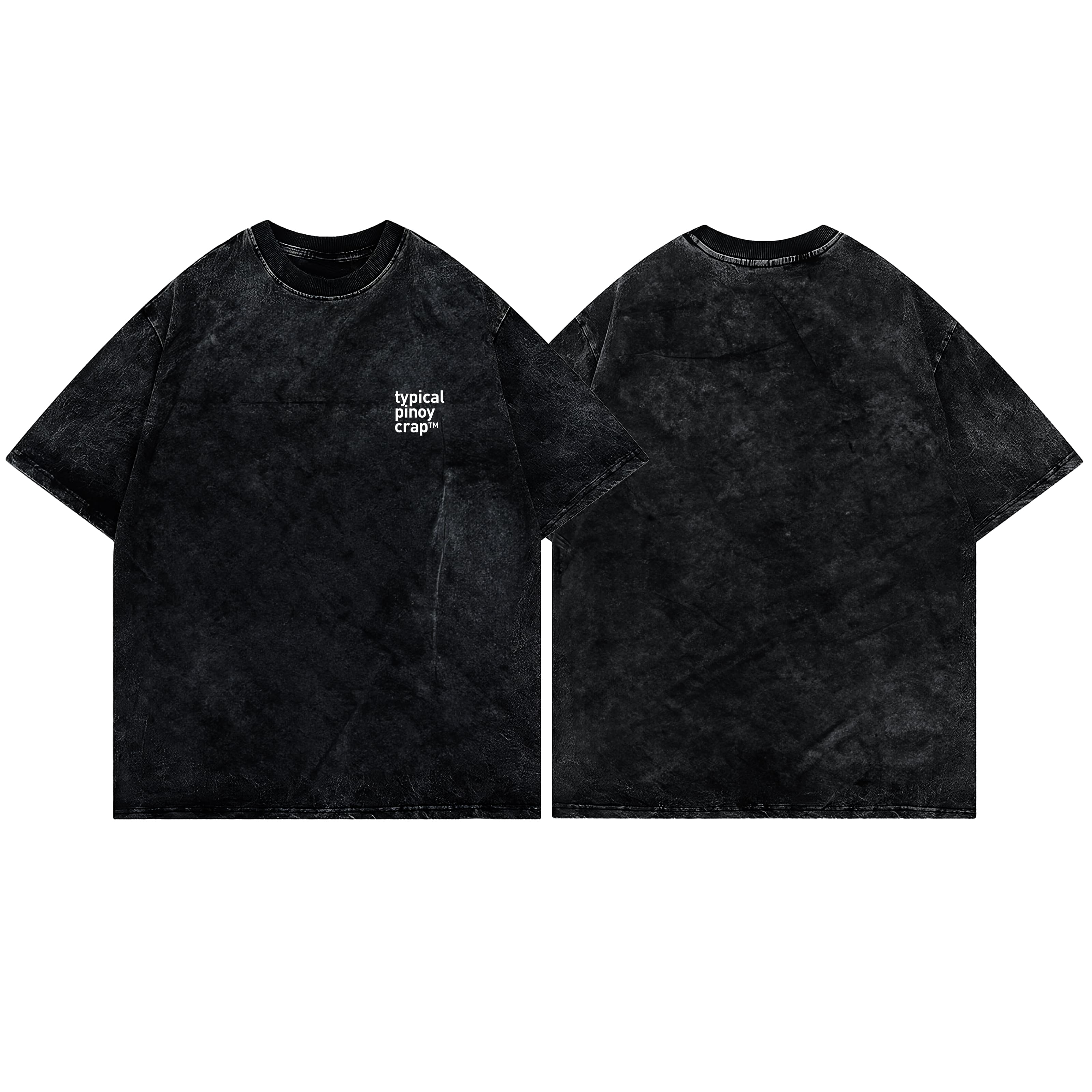 TPC ACID TEE (OVERSIZED) | BLACK | TPCxSENIORITOS® COLLABORATION
