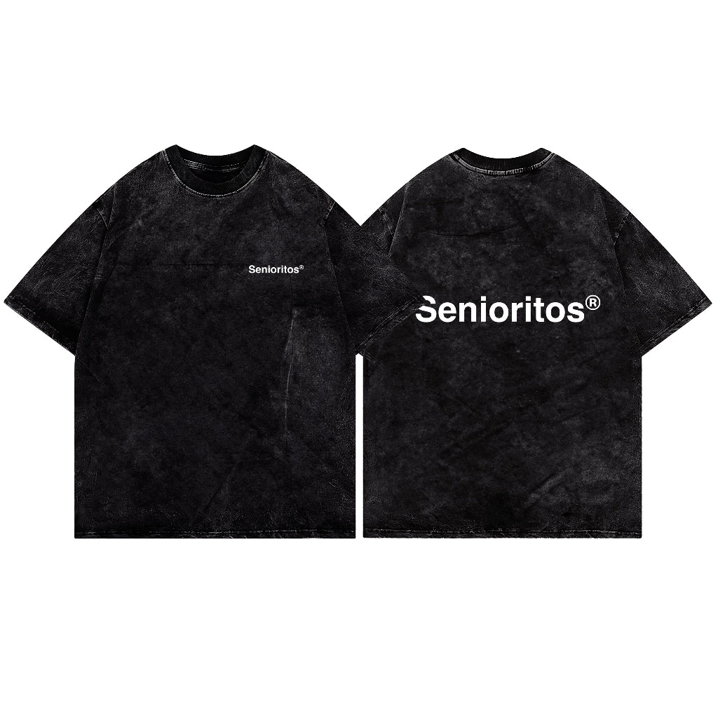 HELVETICA ACID OVERSIZED TEE | BLACK