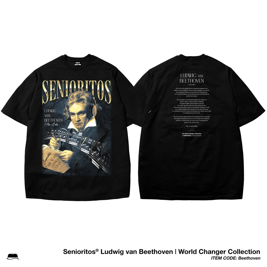 BEETHOVEN TEE | BLACK