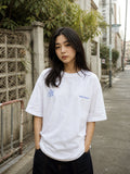 3AM CLUB BOXY TEE | CLEAR WHITE